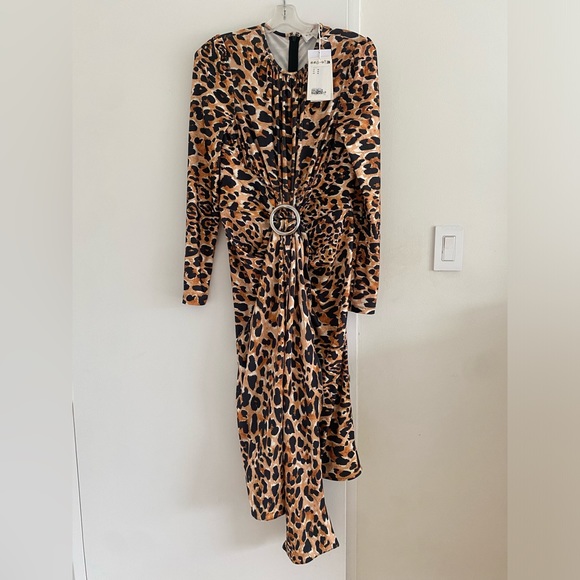 H&M x Rabanne Leopard Midi Dress - Picture 2 of 6